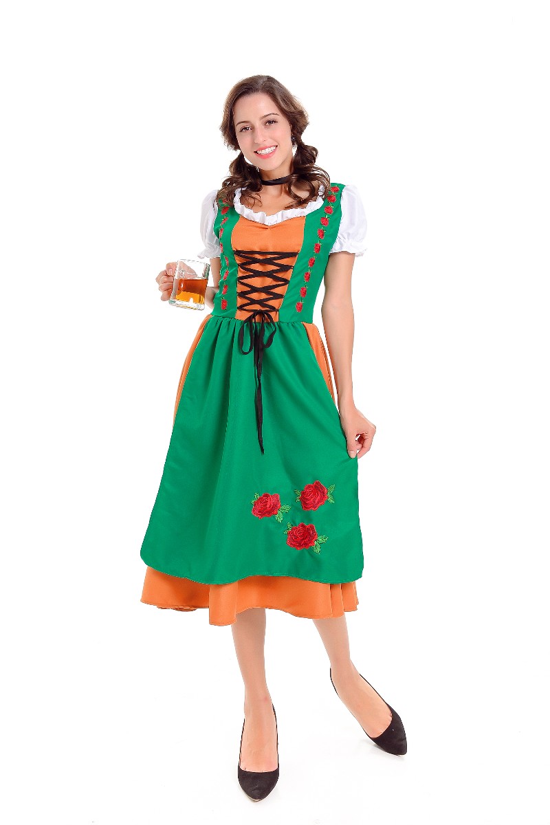 F1790 Ladies Traditional Bavarian Girl Fancy Dress Costume